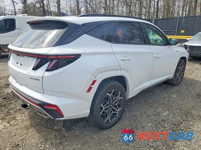 Trzecie zdjęcie samochodu z tyłu: 2024 HYUNDAI TUCSON N LINE VIN:KM8JFCD16RU147724 - miniatura