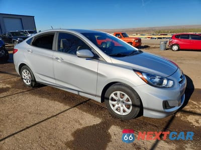 Czwarte zdjęcie samochodu z boku: 2014 HYUNDAI ACCENT GLS VIN:KMHCT4AE3EU696354 - miniatura