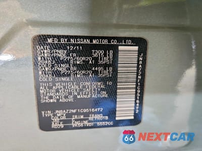 Zdjęcie 14 z 14 samochodu: 2012 INFINITI QX56 VIN:JN8AZ2NF1C9516472 - miniatura