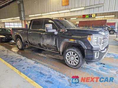Czwarte zdjęcie samochodu z boku: 2022 GMC SIERRA K2500 DENALI VIN:1GT49REYXNF195457 - miniatura
