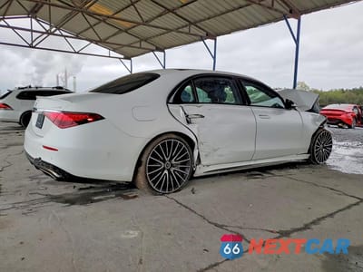 Trzecie zdjęcie samochodu z tyłu: 2024 MERCEDES-BENZ S 580 4MATIC VIN:W1K6G7GB4RA261246 - miniatura
