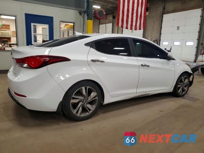Trzecie zdjęcie samochodu z tyłu: 2016 HYUNDAI ELANTRA LIMITED VIN:5NPDH4AE3GH668996 - miniatura