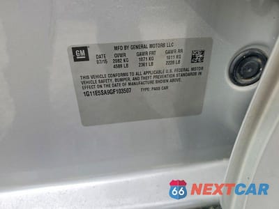 Zdjęcie 12 z 12 samochodu: 2016 CHEVROLET MALIBU LIMITED LTZ VIN:1G11E5SA9GF103507 - miniatura