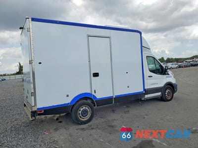 Trzecie zdjęcie samochodu z tyłu: 2020 FORD TRANSIT DELIVERY TRUCK VIN:1FDBW5Z86LKB07474 - miniatura