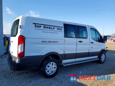 Trzecie zdjęcie samochodu z tyłu: 2019 FORD TRANSIT T-250 VIN:1FTYR1ZM9KKB21816 - miniatura