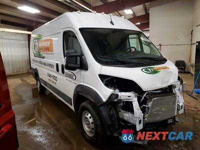 Czwarte zdjęcie samochodu z boku: 2023 RAM PROMASTER 3500 HIGH ROOF DELIVERY VAN VIN:3C6MRVJG5PE547497 - miniatura