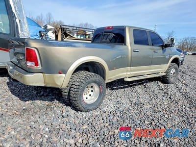 Trzecie zdjęcie samochodu z tyłu: 2014 RAM 3500 LONGHORN VIN:3C63RRKL3EG165775 - miniatura