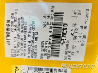 Zdjęcie 13 z 13 samochodu: 2017 FORD MUSTANG VIN:1FA6P8TH6H5218468 - miniatura