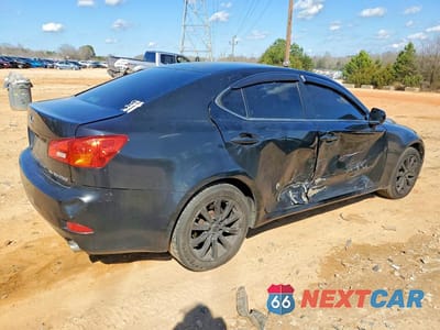 Trzecie zdjęcie samochodu z tyłu: 2006 LEXUS IS 250 BASE VIN:JTHCK262865003203 - miniatura