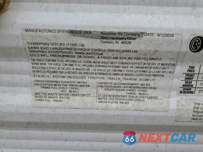 Zdjęcie 10 z 10 samochodu: 2017 KEYSTONE SPRINGDALE CAMPER VIN:4YDT38F2XH3102201 - miniatura