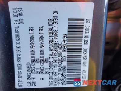 Zdjęcie 12 z 12 samochodu: 2023 TOYOTA TACOMA SR VIN:3TYAX5GN5PT080468 - miniatura