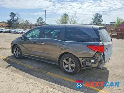 Drugie zdjęcie samochodu z przodu: 2019 HONDA ODYSSEY EXL VIN:5FNRL6H77KB035657 - miniatura