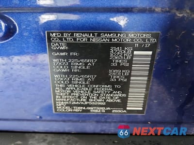Zdjęcie 13 z 13 samochodu: 2018 NISSAN ROGUE SV VIN:KNMAT2MVXJP532992 - miniatura