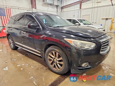 Czwarte zdjęcie samochodu z boku: 2013 INFINITI JX35 BASE VIN:5N1AL0MM1DC334949 - miniatura