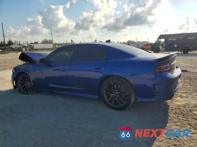 Drugie zdjęcie samochodu z przodu: 2021 DODGE CHARGER SCAT PACK VIN:2C3CDXGJ2MH519503 - miniatura