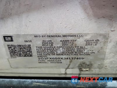 Zdjęcie 12 z 12 samochodu: 2018 CHEVROLET BOLT EV PREMIER VIN:1G1FX6S0XJ4137469 - miniatura