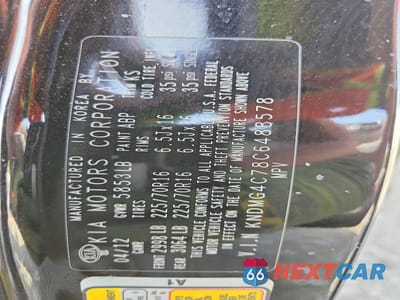 Zdjęcie 14 z 14 samochodu: 2012 KIA SEDONA LX VIN:KNDMG4C78C6488578 - miniatura