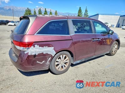 Trzecie zdjęcie samochodu z tyłu: 2014 HONDA ODYSSEY EXL VIN:5FNRL5H64EB078889 - miniatura