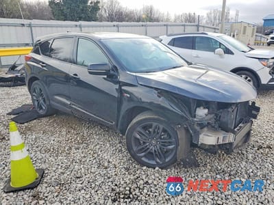 Czwarte zdjęcie samochodu z boku: 2022 ACURA RDX A-SPEC VIN:5J8TC1H66NL004807 - miniatura