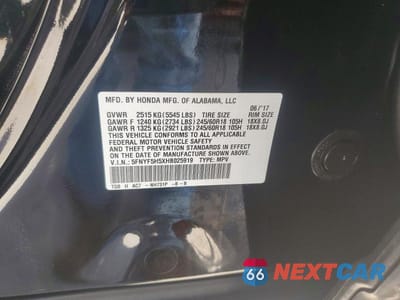 Zdjęcie 13 z 13 samochodu: 2017 HONDA PILOT EXL VIN:5FNYF5H5XHB025919 - miniatura