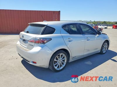 Trzecie zdjęcie samochodu z tyłu: 2011 LEXUS CT 200H PREMIUM VIN:JTHKD5BH9B2043383 - miniatura