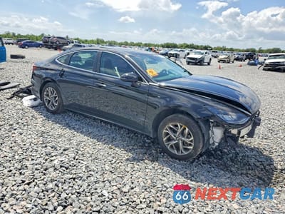 Czwarte zdjęcie samochodu z boku: 2022 HYUNDAI SONATA SEL VIN:KMHL14JA6NA226050 - miniatura