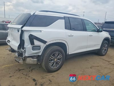 Trzecie zdjęcie samochodu z tyłu: 2025 CHEVROLET TRAVERSE LT VIN:1GNERGRS8SJ255024 - miniatura