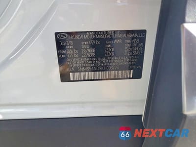 Zdjęcie 13 z 13 samochodu: 2019 HYUNDAI SANTA FE ULTIMATE 2.4L VIN:5NMS53AD9KH003723 - miniatura