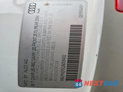 Zdjęcie 12 z 12 samochodu: 2018 AUDI A5 PREMIUM PLUS VIN:WAUYNGF50JN009492 - miniatura