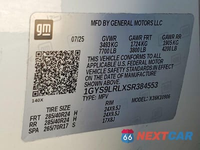Zdjęcie 13 z 13 samochodu: 2025 CADILLAC ESCALADE ESV PREMIUM LUXURY VIN:1GYS9LRLXSR384553 - miniatura