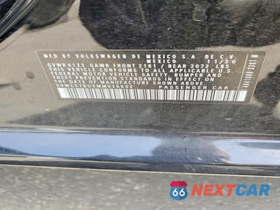Zdjęcie 12 z 12 samochodu: 2021 VOLKSWAGEN JETTA S VIN:3VWC57BU5MM026634 - miniatura