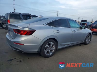 Trzecie zdjęcie samochodu z tyłu: 2019 HONDA INSIGHT EX VIN:19XZE4F57KE005242 - miniatura