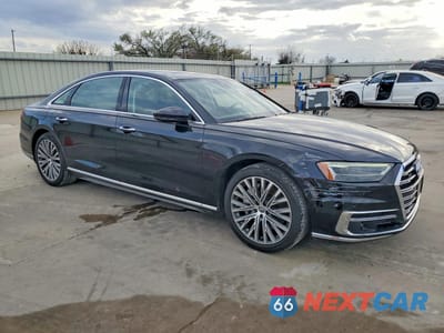 Czwarte zdjęcie samochodu z boku: 2019 AUDI A8 L VIN:WAU8DAF81KN018925 - miniatura