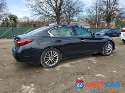 Trzecie zdjęcie samochodu z tyłu: 2018 INFINITI Q50 3.0T LUXE VIN:JN1EV7AR7JM431493 - miniatura