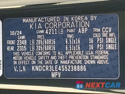 Zdjęcie 13 z 13 samochodu: 2025 KIA NIRO EX VIN:KNDCR3LE4S5238886 - miniatura