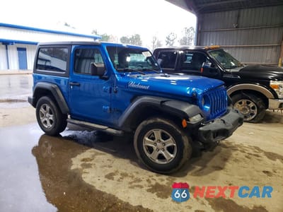 Czwarte zdjęcie samochodu z boku: 2022 JEEP WRANGLER SPORT VIN:1C4GJXANXNW195236 - miniatura