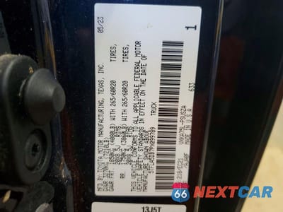 Zdjęcie 12 z 12 samochodu: 2023 TOYOTA TUNDRA SR5 VIN:5TFLA5DB7PX099789 - miniatura