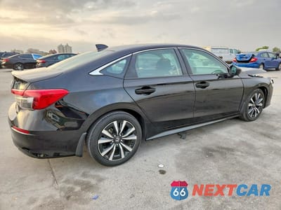 Trzecie zdjęcie samochodu z tyłu: 2023 HONDA CIVIC EX VIN:2HGFE1F75PH300615 - miniatura