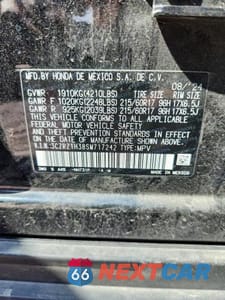 Zdjęcie 14 z 14 samochodu: 2025 HONDA HR-V LX VIN:3CZRZ1H38SM717242 - miniatura