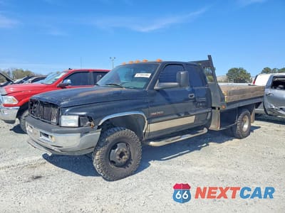 1999 DODGE RAM 3500 FLATBED TRUCK 1B7MF3366XJ528311 - główne zdjęcie licytacji z USA - miniatura