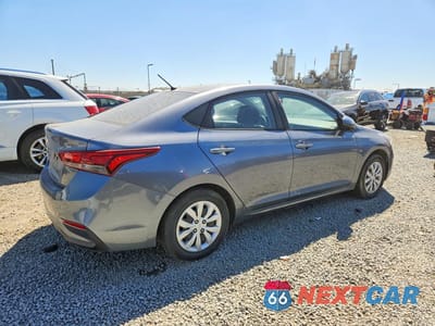 Trzecie zdjęcie samochodu z tyłu: 2020 HYUNDAI ACCENT SE VIN:3KPC24A65LE092476 - miniatura