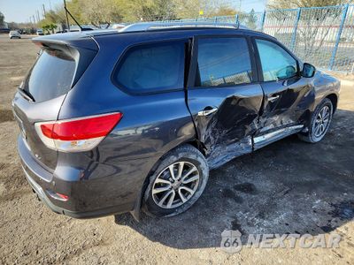 Trzecie zdjęcie samochodu z tyłu: 2013 NISSAN PATHFINDER S VIN:5N1AR2MN1DC666053 - miniatura
