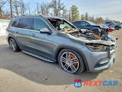 Czwarte zdjęcie samochodu z boku: 2021 MERCEDES-BENZ GLS 450 4MATIC VIN:4JGFF5KE1MA565237 - miniatura