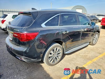 Trzecie zdjęcie samochodu z tyłu: 2016 ACURA MDX TECHNOLOGY VIN:5FRYD3H45GB015457 - miniatura