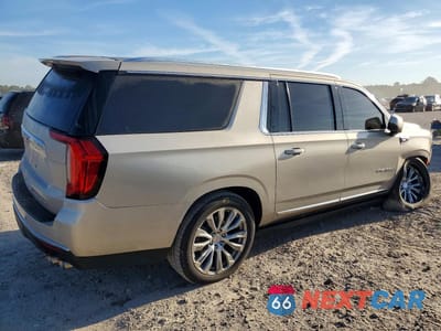 Trzecie zdjęcie samochodu z tyłu: 2023 GMC YUKON XL DENALI VIN:1GKS1JKL2PR154402 - miniatura