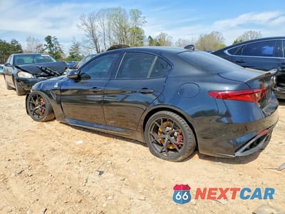 Drugie zdjęcie samochodu z przodu: 2017 ALFA ROMEO GIULIA QUADRIFOGLIO VIN:ZARFAEAV2H7541851 - miniatura