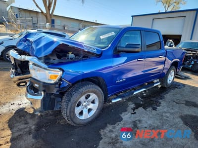 2019 RAM 1500 BIG HORN 1C6SRFFT9KN603514 - główne zdjęcie licytacji z USA - miniatura