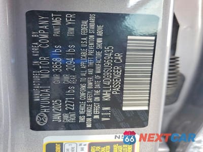 Zdjęcie 12 z 12 samochodu: 2025 HYUNDAI ELANTRA SE VIN:KMHLL4DG9SU969435 - miniatura