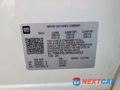 Zdjęcie 12 z 12 samochodu: 2023 CHEVROLET TRAILBLAZER ACTIV VIN:KL79MVSL0PB204910 - miniatura