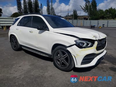 Czwarte zdjęcie samochodu z boku: 2022 MERCEDES-BENZ GLE 350 4MATIC VIN:4JGFB4KB3NA809421 - miniatura